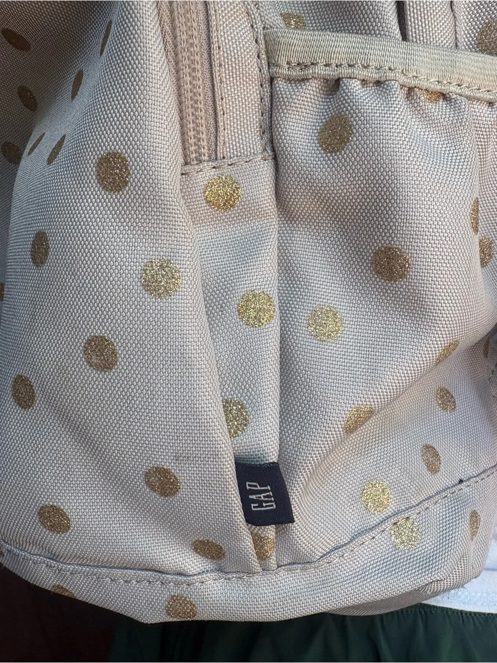 GAP Kids Unicorn Backpack with Gold Sparkle Accents